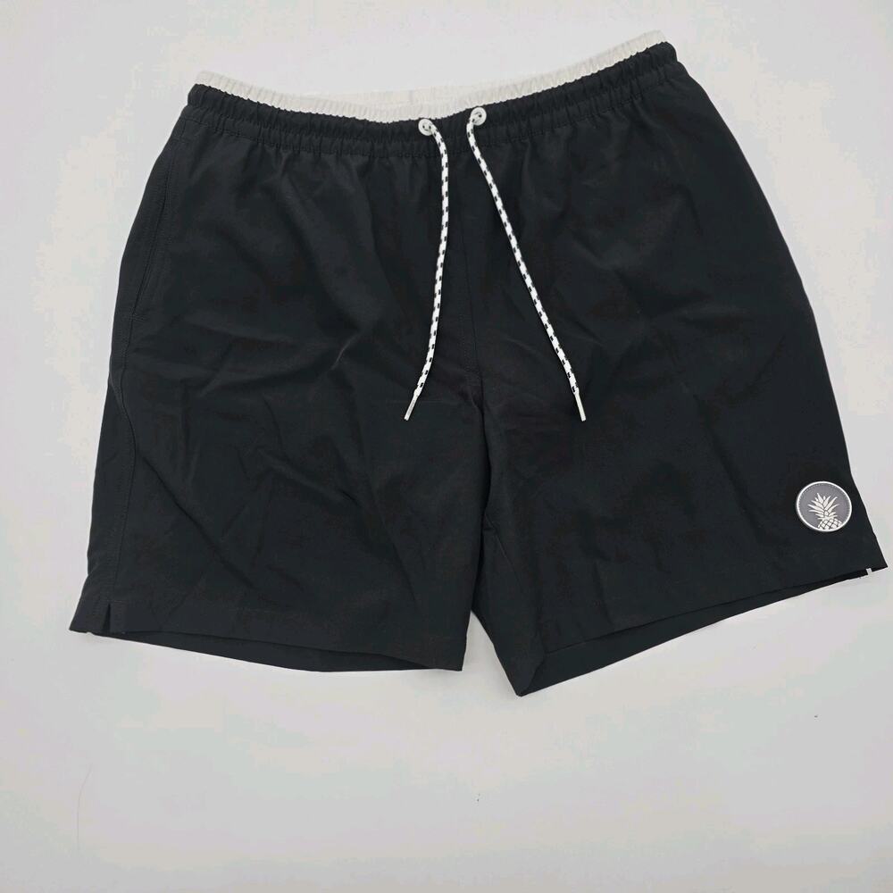 Chubbies Swim Trunks Youth Boys Black White Capes Shorts Brief Mesh Liner